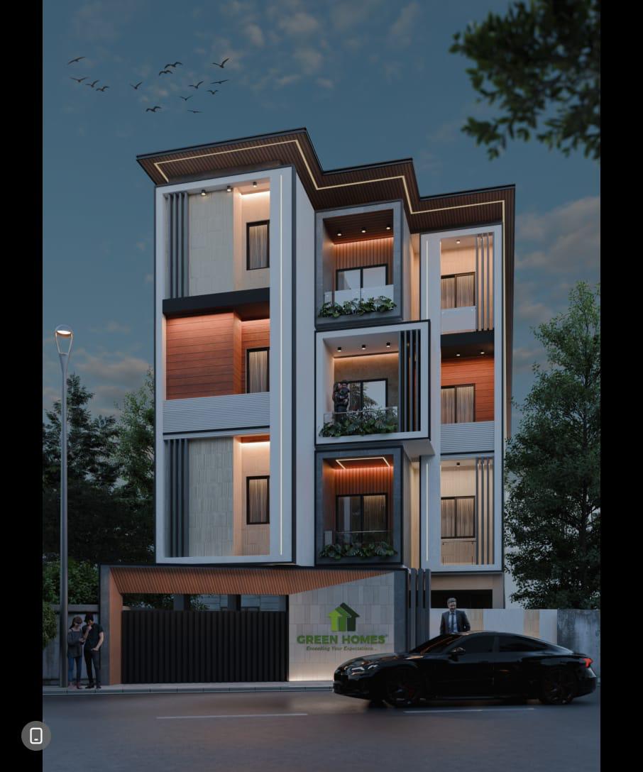 Green Homes building exterior, Velachery