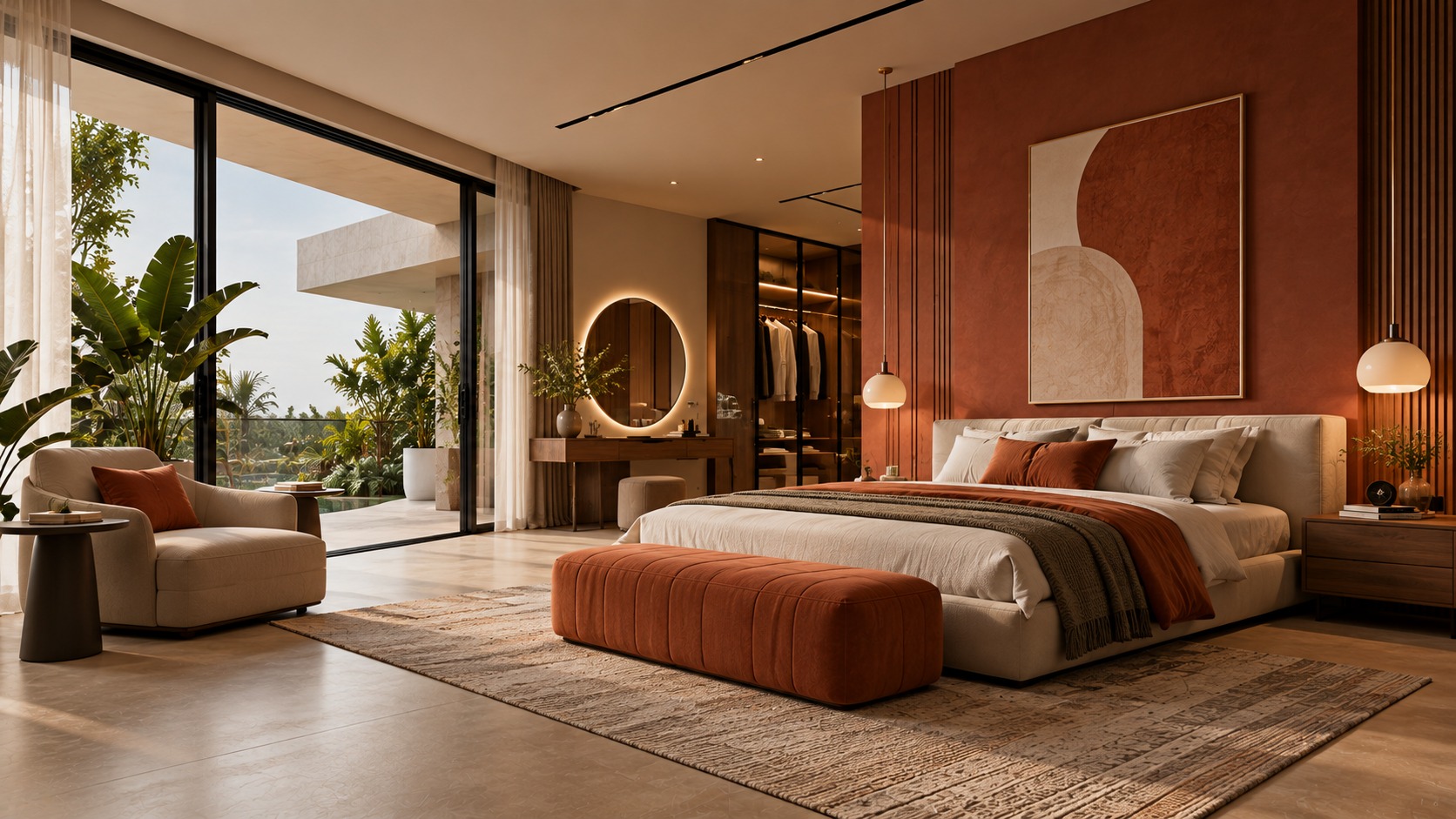 Bedroom interior design concept